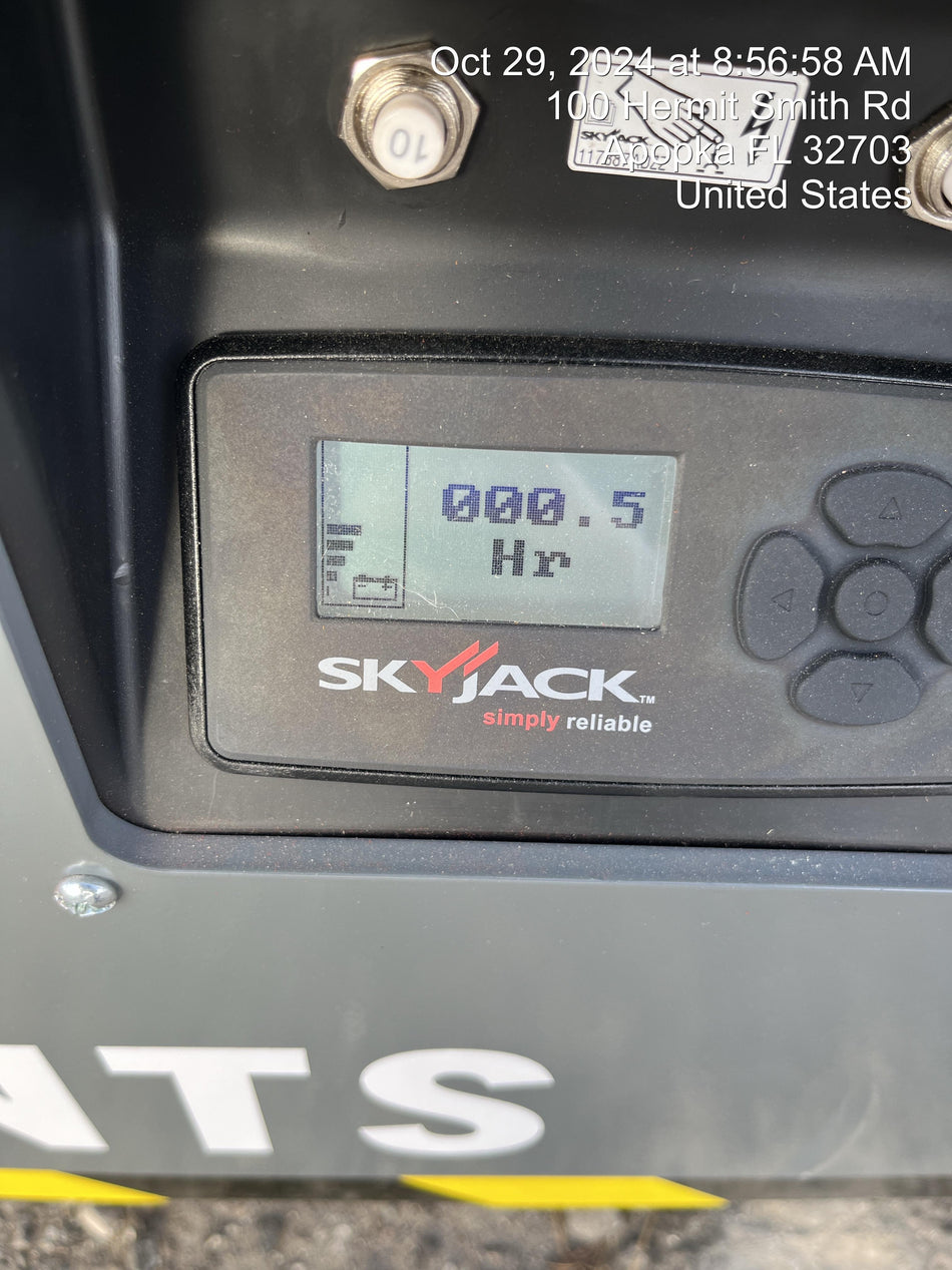 2024 Skyjack SJ3219 Electric Drive, Sld NM Tires, DBcns, RFRails, Power to Platform, T3 + Access Control