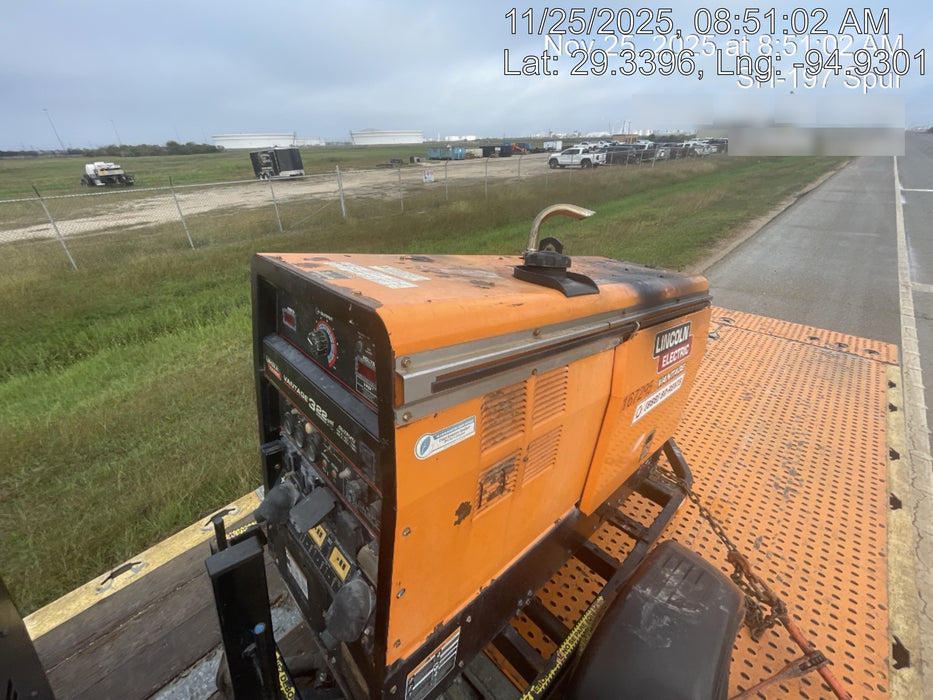 2021 Lincoln Electric Vantage 322 Vantage 322 Ready Pak 3 w/ Decals, ORANGE (includes trailer, cable rack, fender light kit) NO Telematics