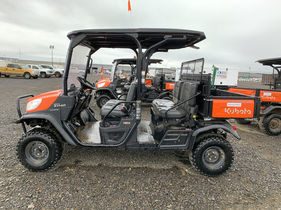 2022 Kubota RTV-X1140W-H Plastic Canopy, Windshield Acrylic Clear, LED Strobe Light, Wire Harness Kit, Back up Alarm
