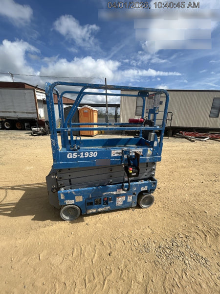 2020 Genie GS-1930 Fixed rails with chain entry gate - Pre A92.20