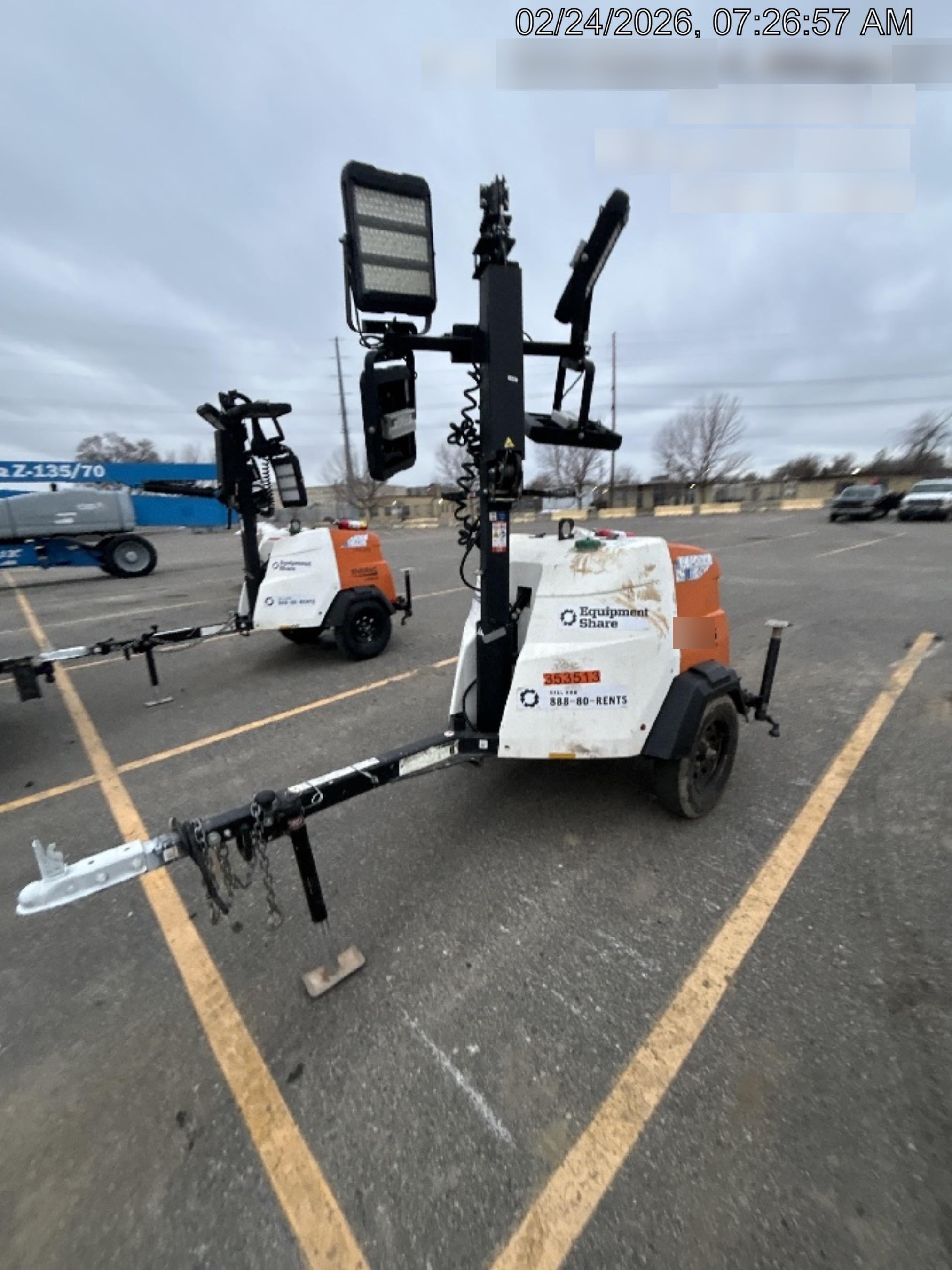 2023 Generac MLT2 Diesel, Flex Switch 120V Input, Powerzone Controller, (4) 320W LED Lights, 4kW Generator, 39.9 Gal Fuel Tank, 2" Ball, T3