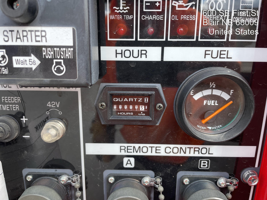 2022 Shindaiwa DGW400MDL Kubota D902 Engine, 23 HP, Dual Op Welder, Wire, Arc, Droop Stick, Tig, and CC Stick Functionality, Simulphase, 3 Phase and 1 Phase Gen Output, Single Axle NB Trlr, Slr Trckl Chrg 12V 12W, Fire Ext