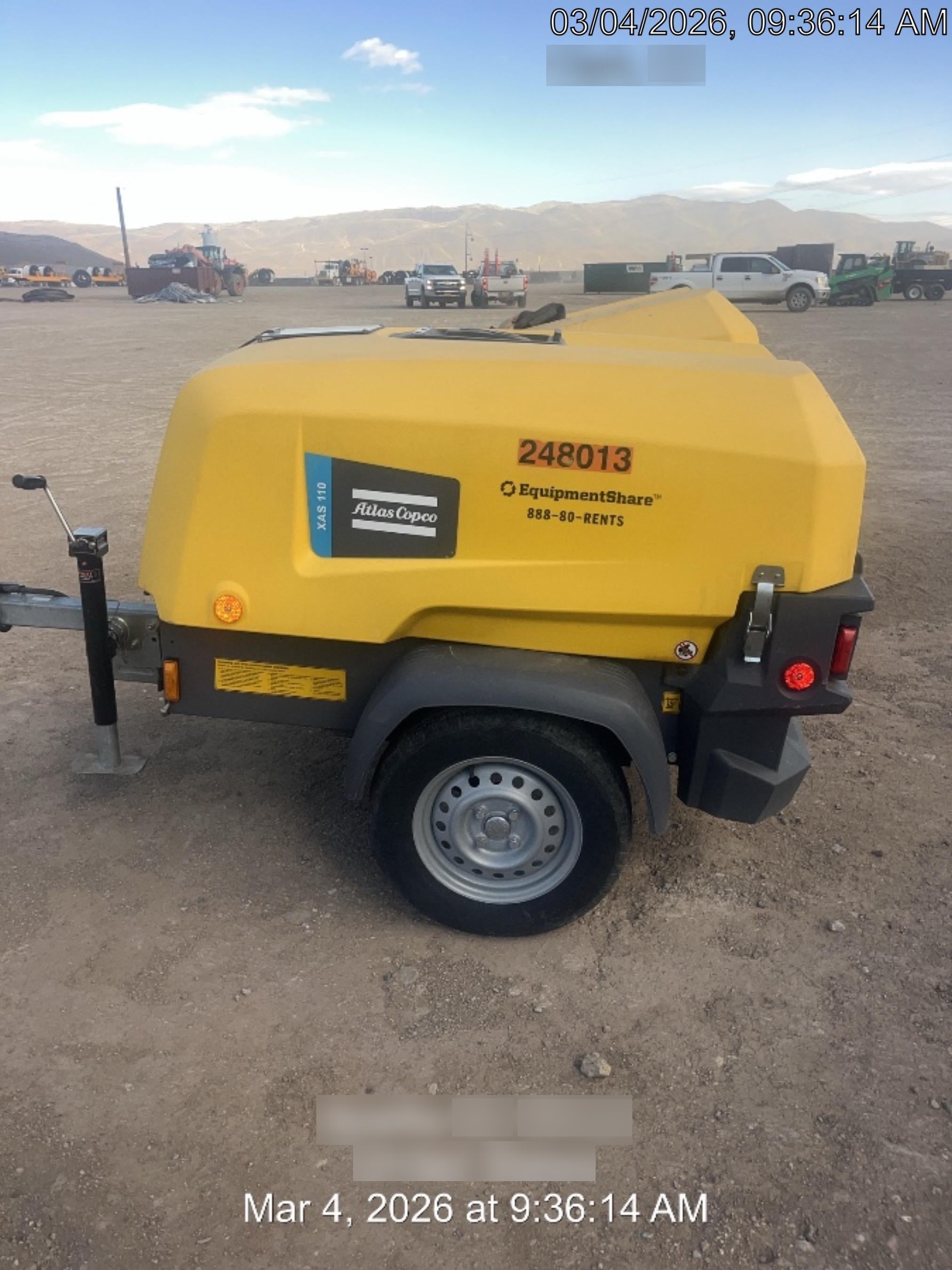 2022 ATLAS COPCO XAS 110