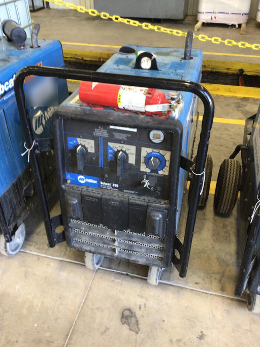 2019 Miller Electric BOBCAT 250 LP/Propane, Running Gear, Tank Bracket, Hose