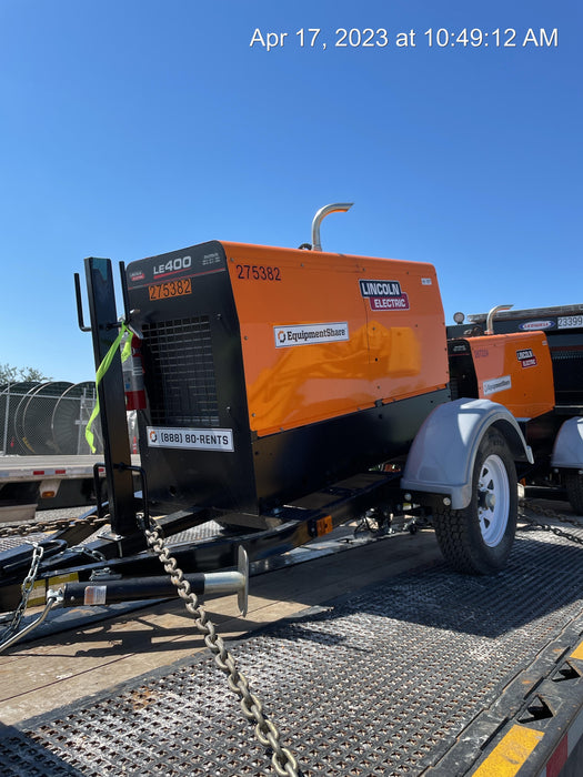 2022 Lincoln Electric LE400 Kubota V1505, Trlr, Cable Rack, Light Kit, ES Decals, T3
