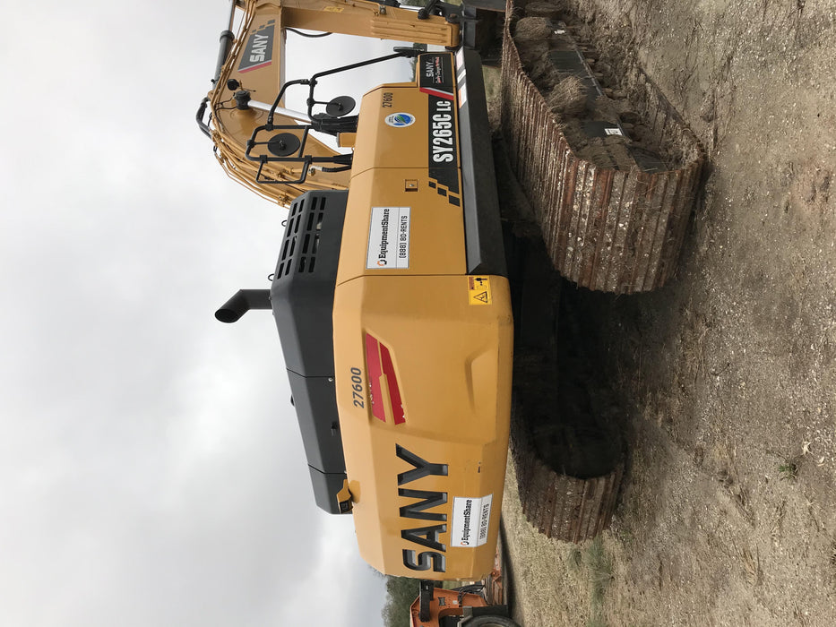 Sany SY265C SY265 Tier 4 - Cab, Hydraulic QC,  Buckets: 36" , 48"