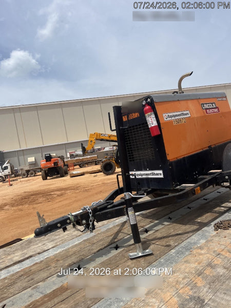 2021 Lincoln Electric Vantage 322 Vantage 322 Ready Pak 3 w/ Telematics & Decals, ORANGE (includes trailer, cable rack, fender light kit)