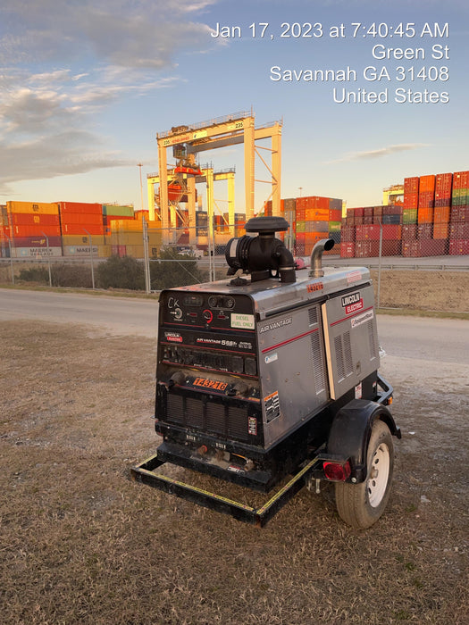 2021 Lincoln Electric Air Vantage 566 Air Vantage 566X Ready Pak 3 (includes trailer, cable rack, fender light kit); no telematics