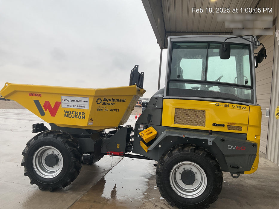 2025 WACKER NEUSON DV604 Cab Standard Tires