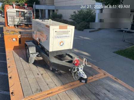 2020 Multiquip DLW400ESA4 400 amp Welder, 14kW, 120/240V, T4F Kubota, Trailer