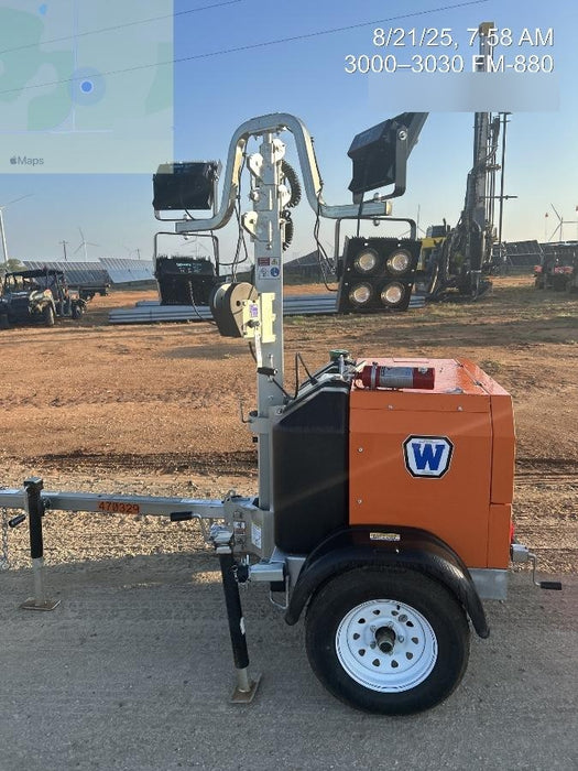2024 Wanco WLTT-4MM4K Diesel, Deep Sea Controller, Shore Power Plug, Auto Start, (4) 350W LED Floodlights, 4kW Generator, 60 Gal Fuel Tank, 2" Ball, T3