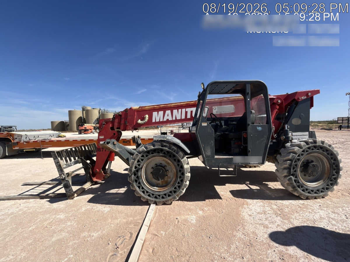 2019 Manitou MTA10055 MTA10055 - 120 HP T4, Canopy, Worklights/Strobe, Beacon, 66" Carriage, 60" Forks, Solid Tires, Lift Hook, Aux Hydraulics