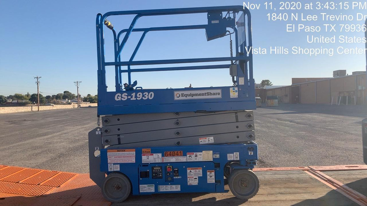 2020 Genie GS-1930 Standard Machine