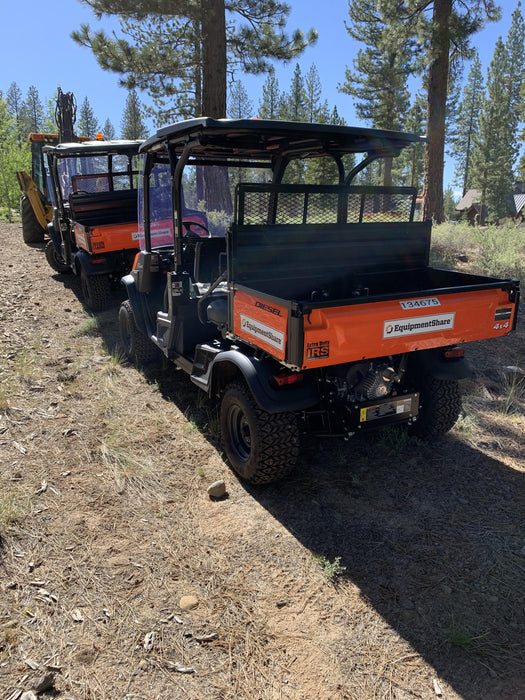 2022 Kubota RTV-X1140W-H Plastic Canopy, Windshield Acrylic Clear, LED Strobe Light, Wire Harness Kit, Back up Alarm