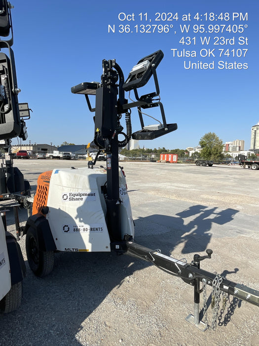 2024 Generac MLT2 Diesel, Flex Switch 120V Input, Powerzone Controller, 
(4) 320W LED Lights, 4kW Generator, 39.9 Gal Fuel Tank, 2" Ball, T3