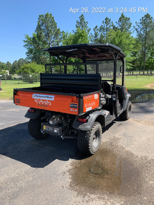 2022 Kubota RTV-X1140W-H Plastic Canopy, Windshield Acrylic Clear, LED Strobe Light, Wire Harness Kit, Back up Alarm