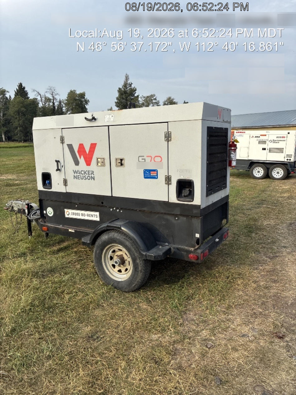 2019 WACKER NEUSON G70