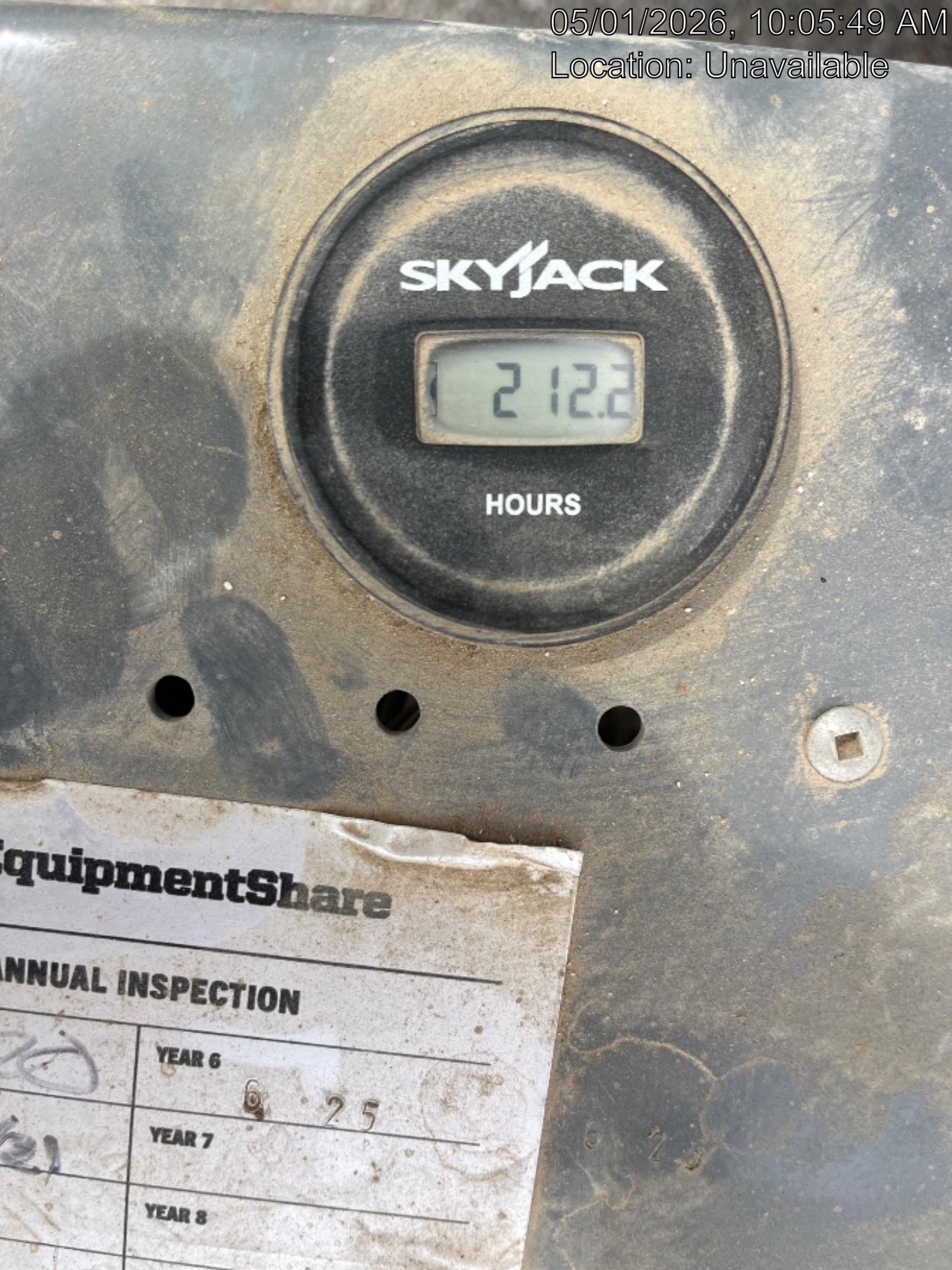 2019 Skyjack SJIII-3219 Standard Options, Trojan Batteries