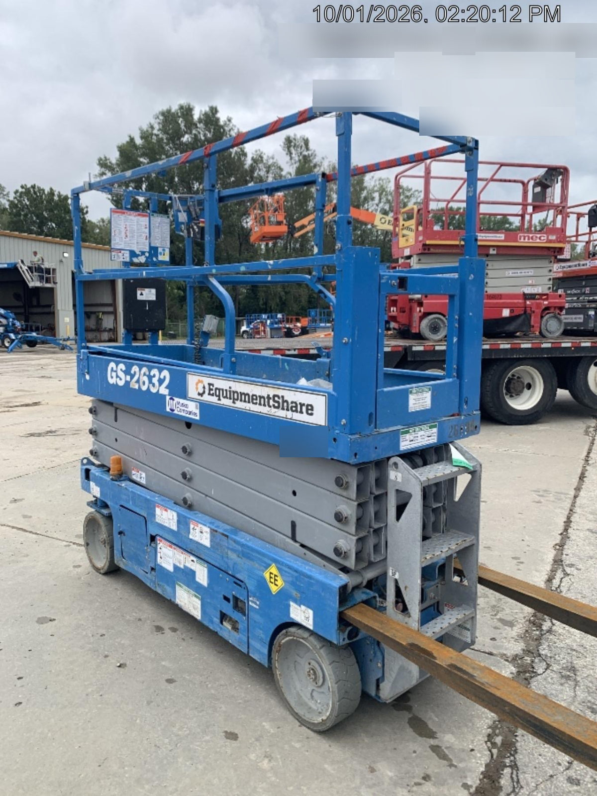2019 Genie GS-2632 Folding Rails, Swing Gate, EE Rated