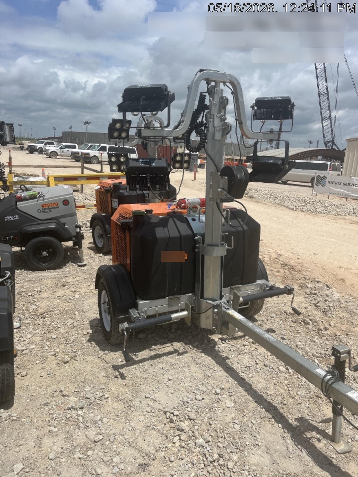 2024 Wanco WLTT-4MM4K Diesel, Deep Sea Controller, Shore Power Plug, Auto Start, (4) 350W LED Floodlights, 4kW Generator, 60 Gal Fuel Tank, 2" Ball, T3
