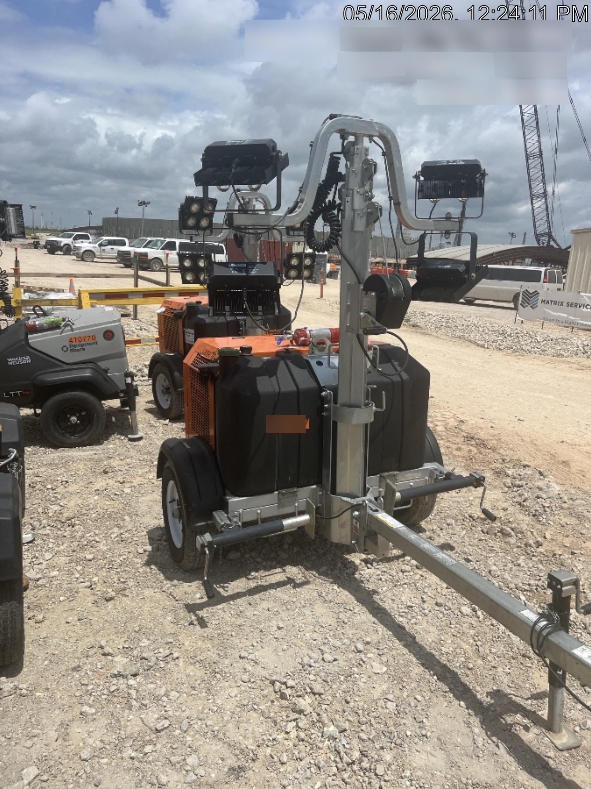 2024 Wanco WLTT-4MM4K Diesel, Deep Sea Controller, Shore Power Plug, Auto Start, (4) 350W LED Floodlights, 4kW Generator, 60 Gal Fuel Tank, 2" Ball, T3