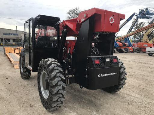 2020 Manitou MTA8044 74hp T4F, Cab/Heat/Air, Cab and Boom LED work lights, Auxiliary Hydraulics, Solid Tires, Amber strobe, Lift Hook w/66" Carriage, 60" Forks
