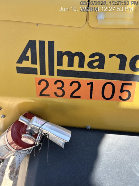 2022 Allmand NLV3GR (4) LED Light Fixture 350W, 23' Vertical Mast, 3kW Prime, Towable, Deep Sea L401, Leveling Jacks, Yanmar T4F 5.8hp