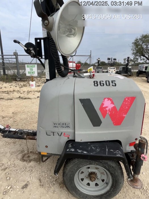 2018 Wacker Neuson LTV6L-MH Wacker Neuson LTV6L Towable Light Tower