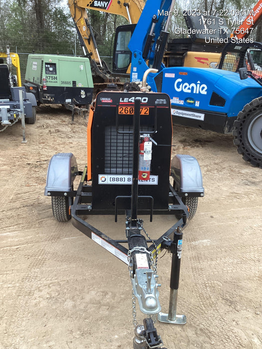 2022 Lincoln Electric LE400 Kubota V1505, Trlr, Cable Rack, Light Kit, ES Decals, T3