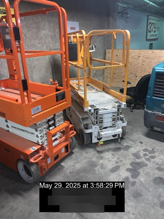 Custom Equipment HB-1430 Hy-Brid Scissor Lift
Platform capacity up to 670 lbs
Working height up to 20 ft
Weighs under 1,700 lbs
Non-marking wheels