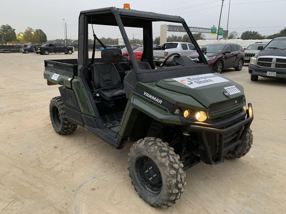 2021 Yanmar YU1000 Canopy, Steel Wheel, Poly WindShield, Beacon, Backup Alarm