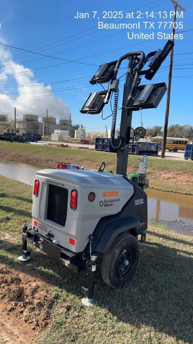 2024 Wacker Neuson LTT4 Diesel, Kohler KDW702, Deep Sea Controller, Auto Start, LED 320W, Bypass Outlet, T3