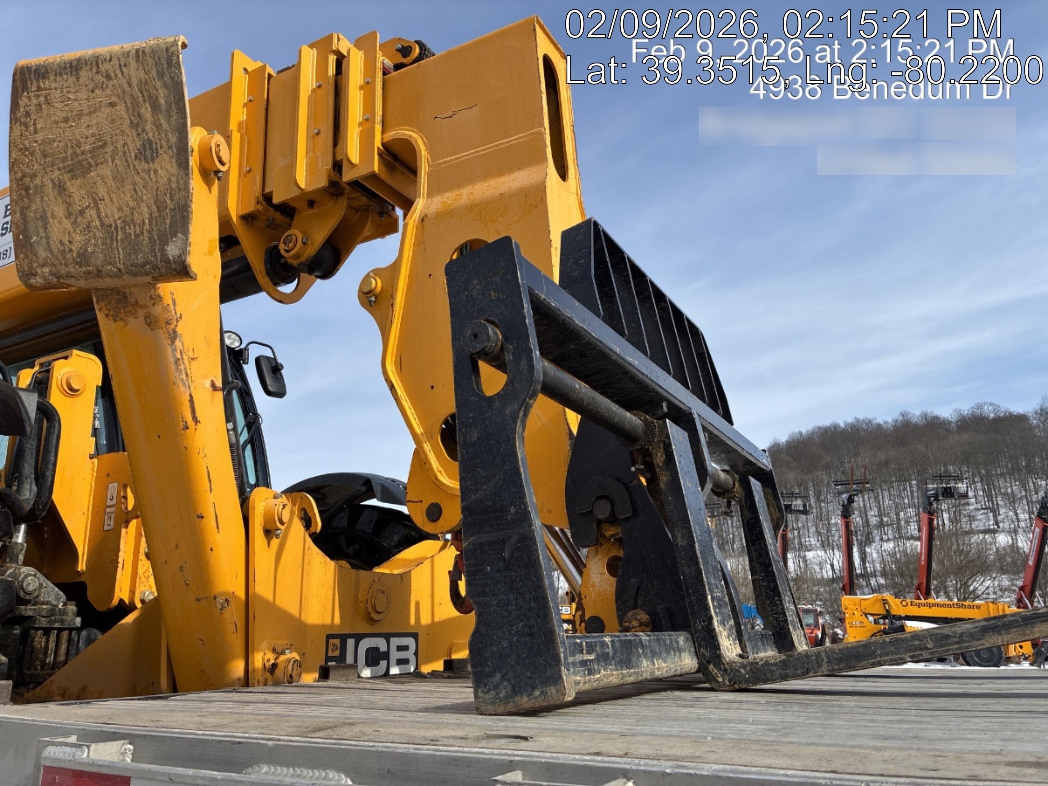 2020 JCB 512-56 Cab/Heat/Air, 109Hp, Solid Tires, Work Lights, Beacon, Aux Hydraulics, Back up Alarm, Lifting Eye, ES Decals