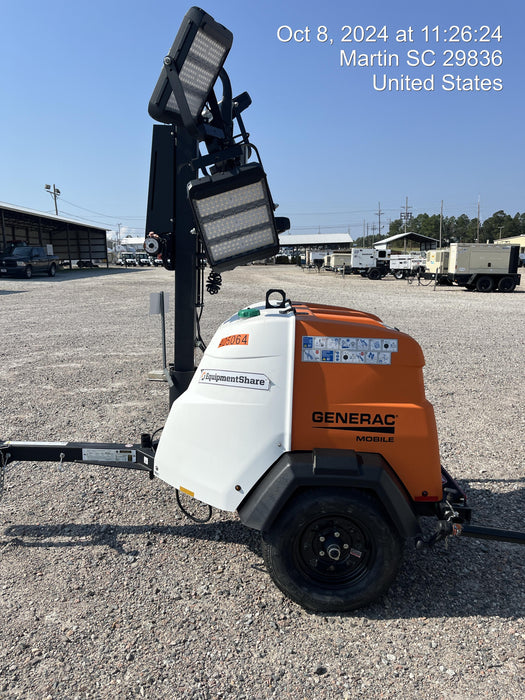 2024 Generac MLT6SKDS-STD4 ELEC WINCH Diesel, Electric Winch Mast, Powerzone Controller, (4) 320W LED Lights, 4kW Generator, 39.9 Gal Fuel Tank, 2" Ball, T3
