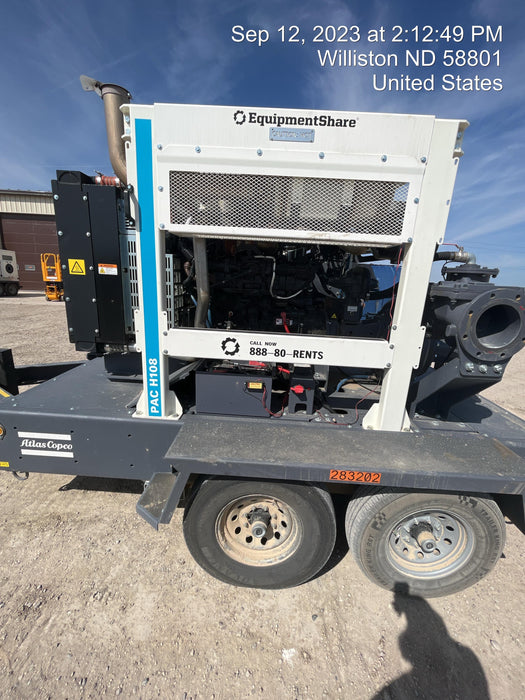 2022 ATLAS COPCO PAC H108 JD