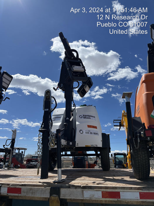 2023 Generac MLT2 Diesel, Flex Switch 120V Input, Powerzone Controller, 
(4) 320W LED Lights, 4kW Generator, 39.9 Gal Fuel Tank, 2" Ball, T3