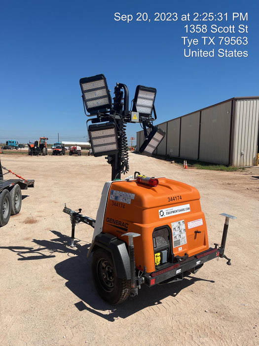 2023 Generac MLT2 Diesel, Flex Switch 120V Input, Powerzone Controller, (4) 320W LED Lights, 4kW Generator, 39.9 Gal Fuel Tank, 2" Ball, T3