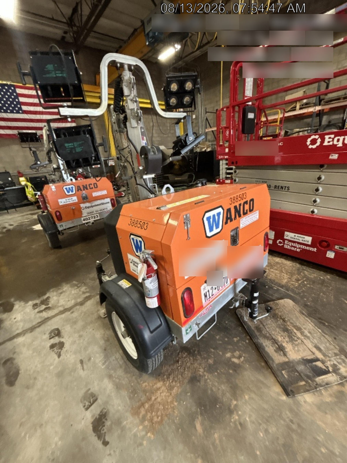 2024 Wanco WLTT-4MM4K Diesel, Deep Sea Controller, Shore Power Plug, Auto Start, (4) 350W LED Floodlights, 4kW Generator, 60 Gal Fuel Tank, 2" Ball, T3