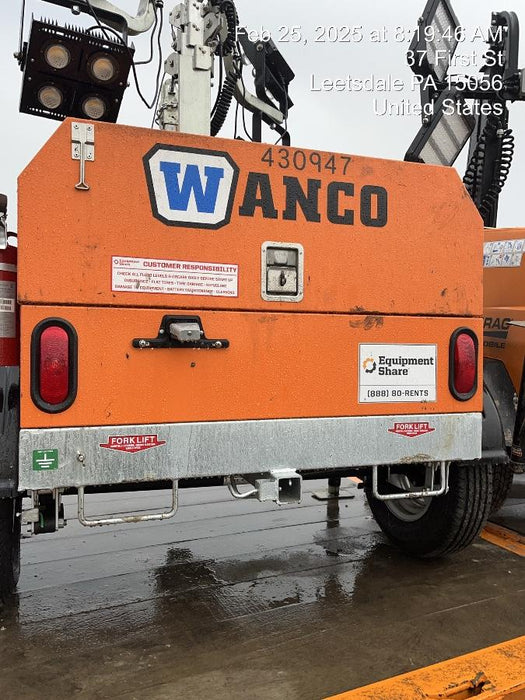 2024 Wanco WLTT-4MM4K Diesel, Deep Sea Controller, Shore Power Plug, Auto Start, (4) 350W LED Floodlights, 4kW Generator, 60 Gal Fuel Tank, 2" Ball, T3