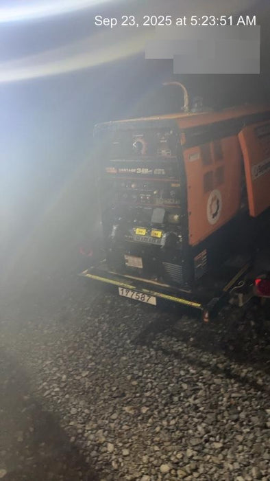 2021 Lincoln Electric Vantage 322 Vantage 322 Ready Pak 3 w/ Decals, ORANGE (includes trailer, cable rack, fender light kit) NO Telematics