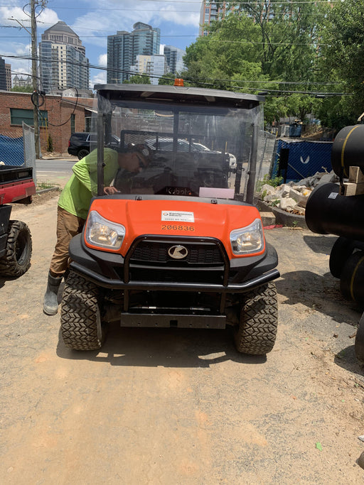 2022 Kubota RTV-X1140W-H Plastic Canopy, Windshield Acrylic Clear, LED Strobe Light, Wire Harness Kit, Back up Alarm