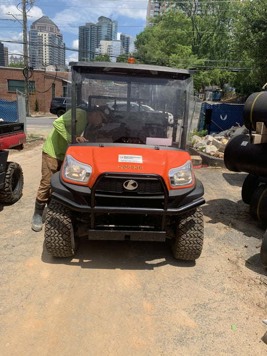 2022 Kubota RTV-X1140W-H Plastic Canopy, Windshield Acrylic Clear, LED Strobe Light, Wire Harness Kit, Back up Alarm