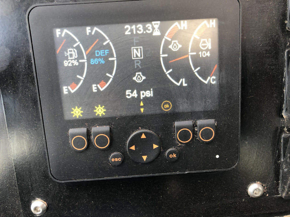 2020 Manitou MTA10055 Cab/Heat/Air, LED Work Lights, Solid Tires, Lift Hook, Beacon, Auxiliary Hydraulics w/66" Carriage and 60" Forks