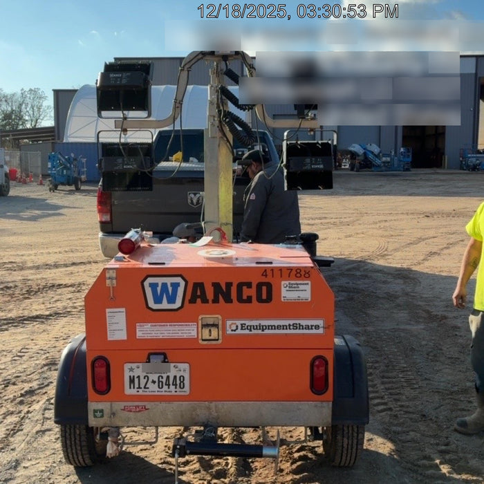 2024 Wanco WLTT-4MM4K Diesel, Deep Sea Controller, Shore Power Plug, Auto Start, (4) 350W LED Floodlights, 4kW Generator, 60 Gal Fuel Tank, 2" Ball, T3