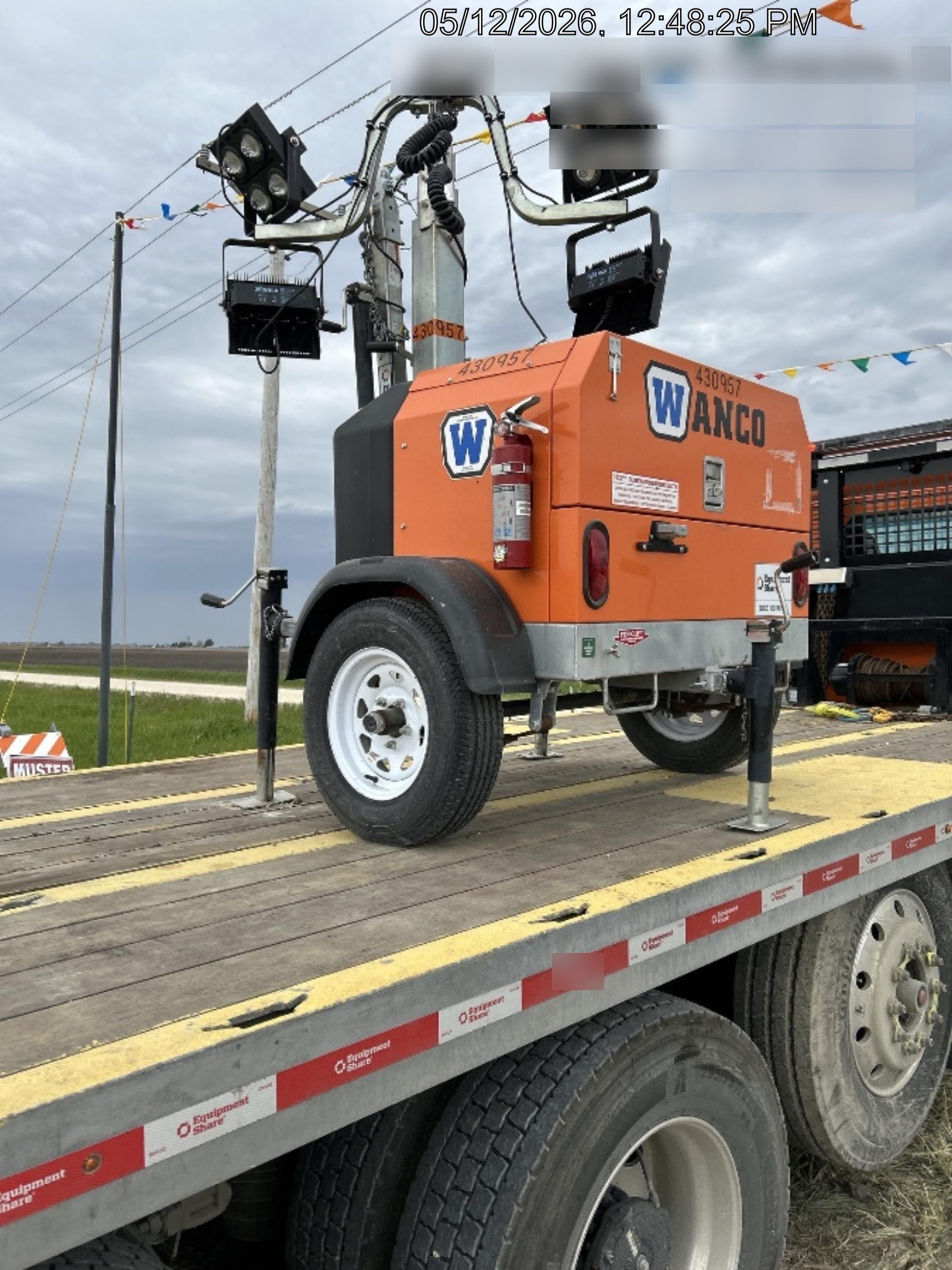 2024 Wanco WLTT-4MM4K Diesel, Deep Sea Controller, Shore Power Plug, Auto Start, (4) 350W LED Floodlights, 4kW Generator, 60 Gal Fuel Tank, 2" Ball, T3