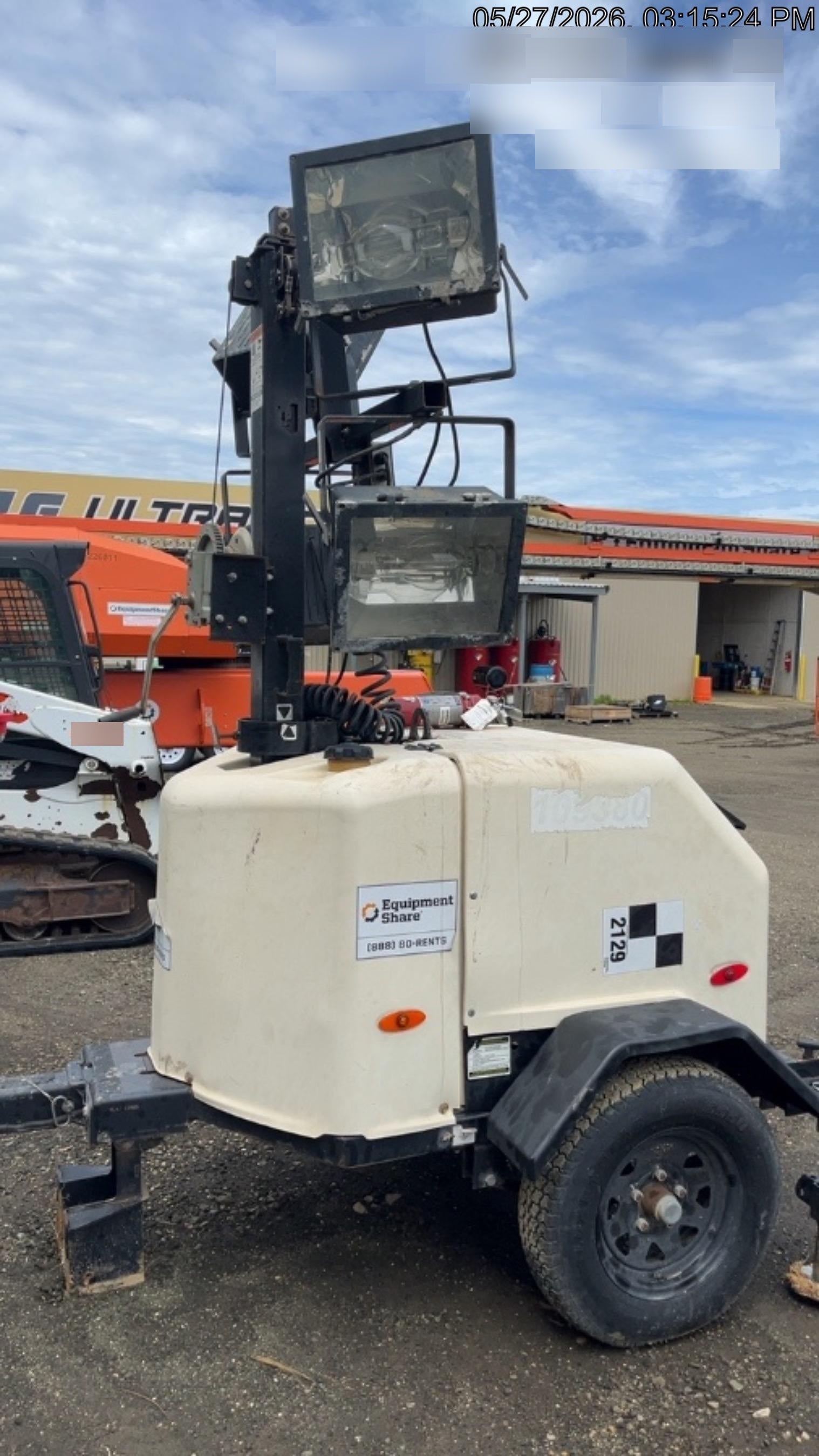 2020 Genie RL4 6kW Light Plant - Metal Halide