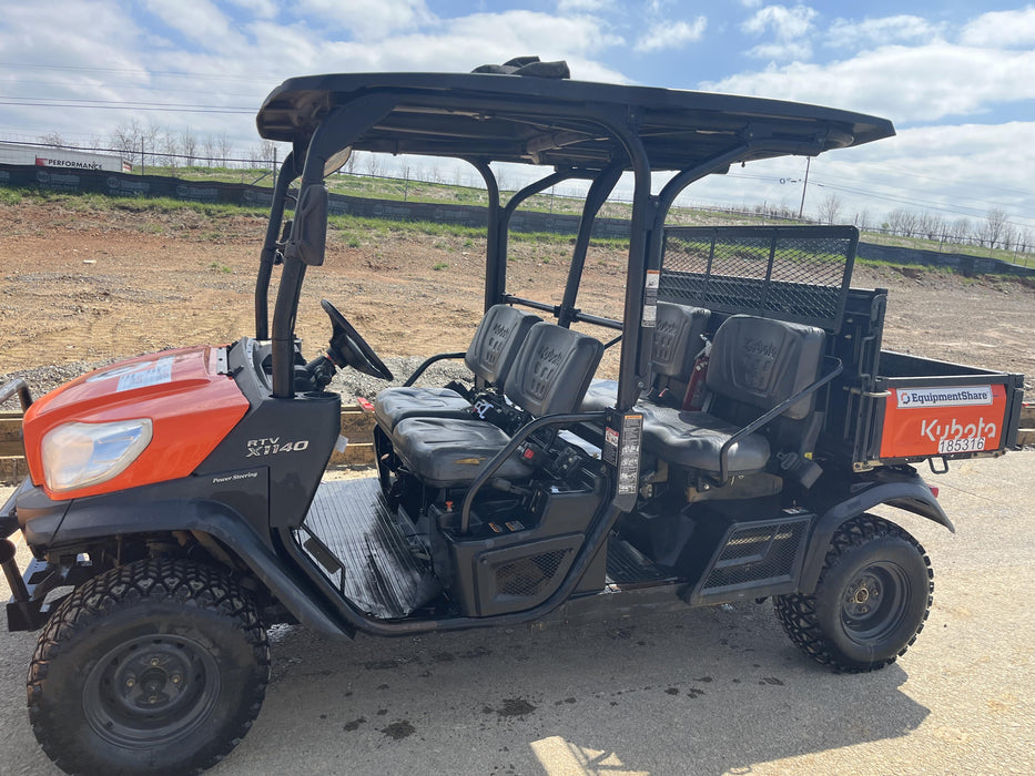 2022 Kubota RTV-X1140W-H Plastic Canopy, Windshield Acrylic Clear, LED Strobe Light, Wire Harness Kit, Back up Alarm
