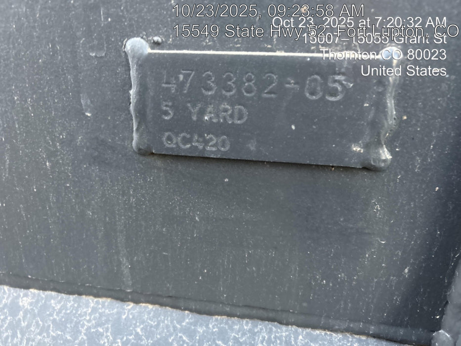 2025 CASE 5.0 cu yd Bucket - Case