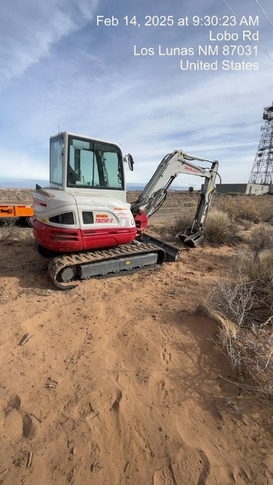 2020 Takeuchi TB250-2C Cab/Heat/Air, Rubber Tracks, Manual TAG QC