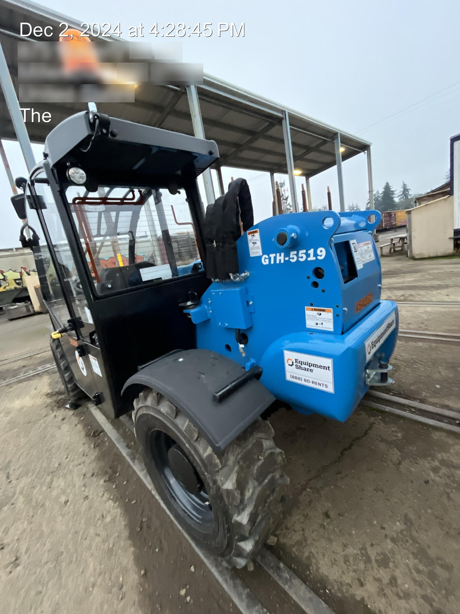 2024 Genie GTH-5519 74Hp Dsl, Cab/Heat/Air, FF Tires, LED WL, T3 + Access Control